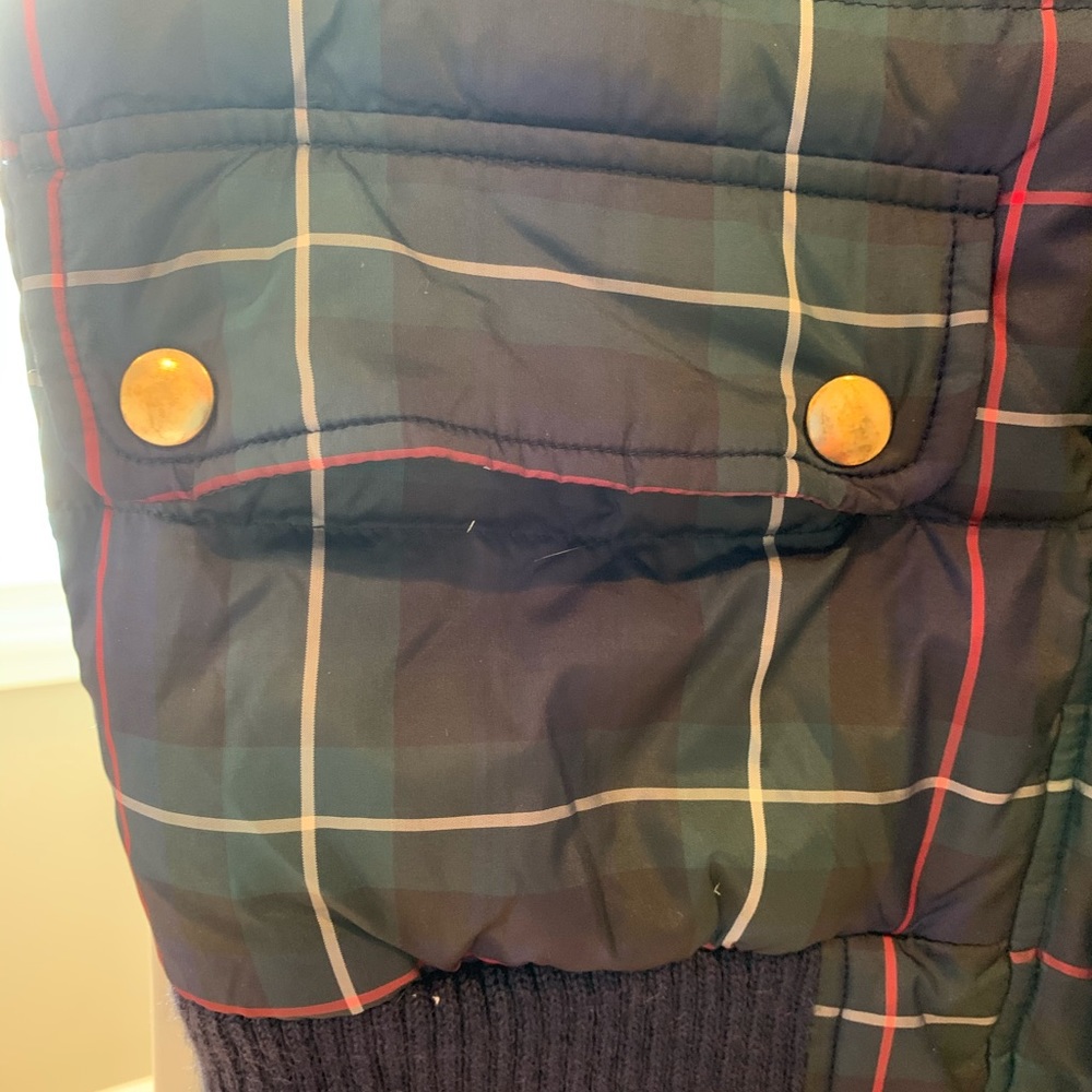 J. Crew plaid puffer Vest - Picture 5 of 6